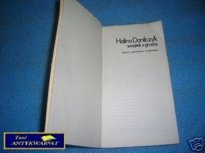 ŚWIĄTEK Z GRUSZY - H.Danilczyk