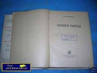 UPADEK PARYŻA - I.Erenburg wyd. 1949 rok