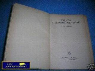 WYKŁADY Z EKONOMII POLITYCZNEJ T. III