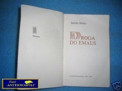 DROGA DO EMAUS - J.Hertz