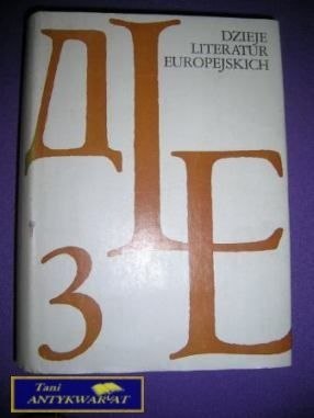 DZIEJE LITERATUR EUROPEJSKICH 3