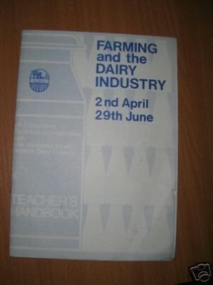 FARMING AND THE DAIRY INDUSTRY 2ND APRIL 29TH