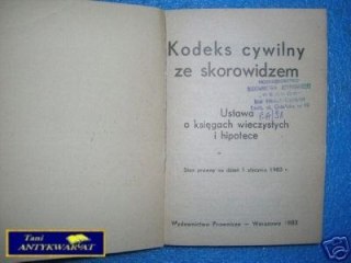 KODEKS CYWILNY ze skorowidzem - Wydawnictwo Prawni