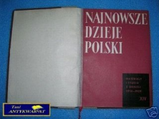 NAJNOWSZE DZIEJE POLSKI TOM XIV