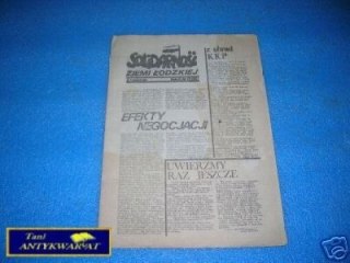 SOLIDARNOŚĆ ZIEMI ŁÓDZKIEJ ROK II NR.1326