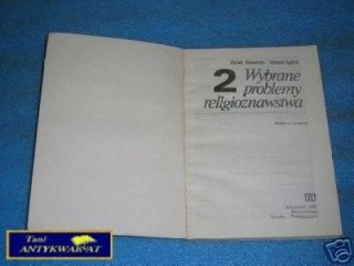 WYBRANE PROBLEMY RELIGIOZNAWSTWA TOM II - Z.Kawceck