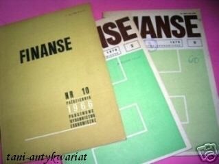 FINANSE PAŹDZIERNIK 1966, LUTY i WRZESIEŃ 1979