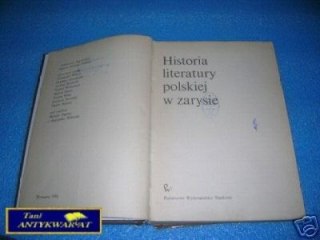 HISTORIA LITERATURY POLSKIEJ W ZARYSIE -Praca zbio