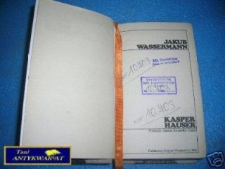 KASPER HAUSER - J.Wassermann