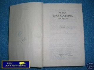 MAŁA ENCYKLOPEDIA TECHNIKI - Praca zbiorowa