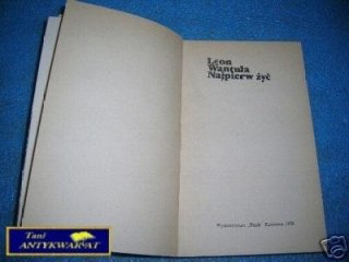 NAJPIERW ŻYĆ - L.Wantuła