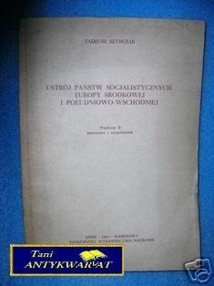 USTRÓJ PAŃSTW SOCJALISTYCZNYCH - T. Szymczak