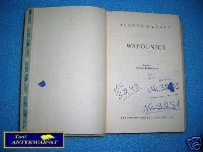 WSPÓLNICY - A. Daudet WSPÓLNICY - A. Daudet