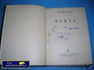 BURZA TOM I - I. Erenburg