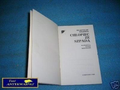 CHŁOPIEC ZE SZPADĄ - W.Krapiwin