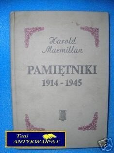 PAMIĘTNIKI 1914-1945 - H.Macmillan