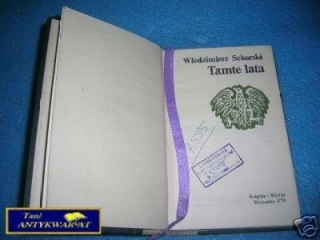 TAMTE LATA - W. Sokorski