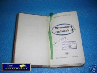WYRÓWNANY RACHUNEK - K.Sławiński