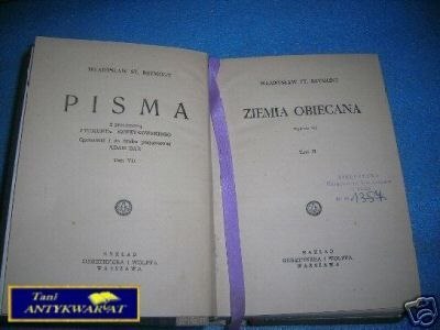 ZIEMIA OBIECANA TOM II - W.S.Reymont