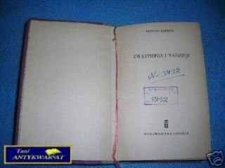 ZWĄTPIENIA I NADZIEJE - R. Lassota