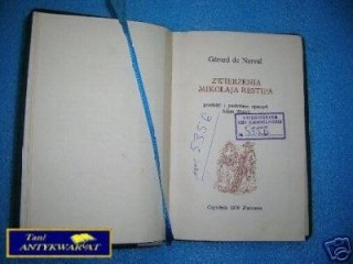 ZWIERZENIA MIKOŁAJA RESTIFA - G. de Nerval