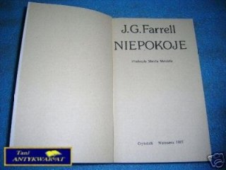 NIEPOKOJE - J.G.Farrell