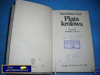 PIĄTA KRÓLOWA - F.M.Ford