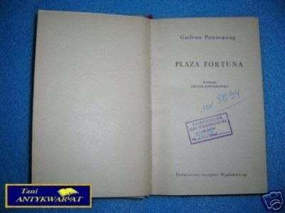 PLAZA FORTUNA - G. Pausewang PLAZA FORTUNA - G. Pausewang