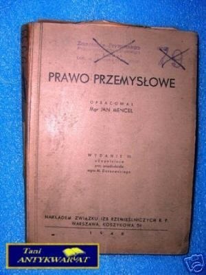 PRAWO PRZEMYSŁOWE - J. Mencel