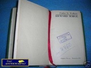 RICHARD SORGE - F. D. Wołkow