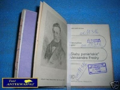 ŚLUBY PANIEŃSKIE ALEKSANDRA FREDRY -