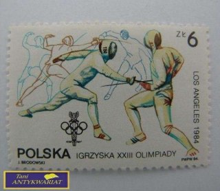 ZNACZEK- POLSKA IGRZYSKA XXIII OLIMPIADY 1984