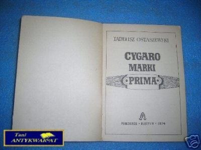 CYGARO MARKI PRIMA - T.Ostaszewski