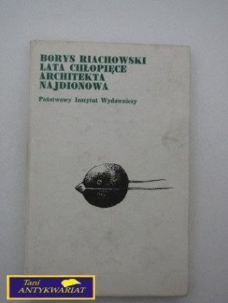 LATA CHŁOPIĘCE ARCHITEKTA NAJDIONOWA