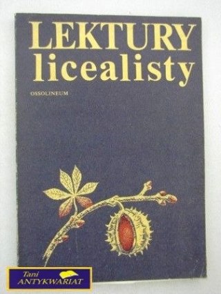 LEKTURY LICEALISTY - SZKICE