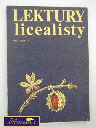 LEKTURY LICEALISTY - SZKICE