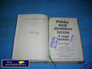 POLSKA MYŚL DEMOKRATYCZNA W CIĄGU WIEKÓW - ANTO