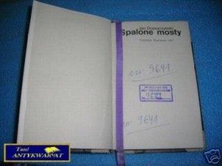 SPALONE MOSTY - J.Dobraczyński