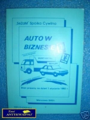 AUTO W BIZNESIE - Praca zbiorowa