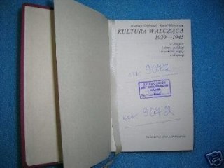 KULTURA WALCZĄCA 1939-1945 - W. Głębocki