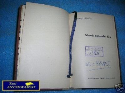 NIECH SPŁONIE LAS - D.Sidorski