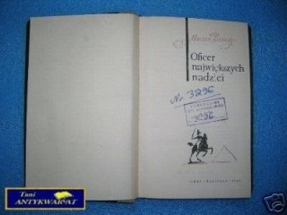 OFICER NAJWIĘKSZYCH NADZIEI - M.Brandys