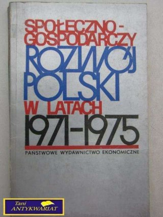 SPOŁECZNO-GOSPODARCZY ROZWÓJ POLSKI W LATACH...