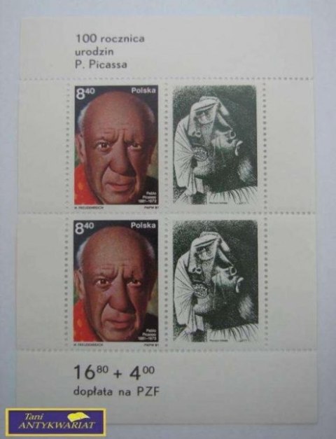 ZNACZEK - 100 rocznica urodzin P.Picassa