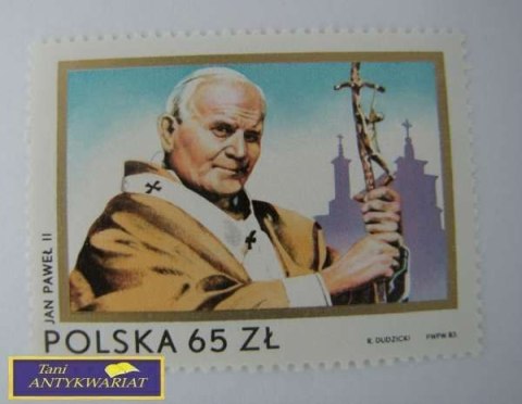 ZNACZEK POCZTOWY-Jan Paweł II (rok 83)
