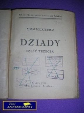 DZIADY CZ. 3 - A. Mickiewicz