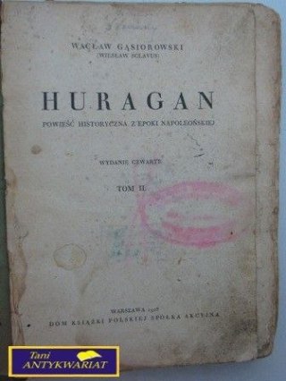HURAGAN.T II.Wacław Gąsiorowski
