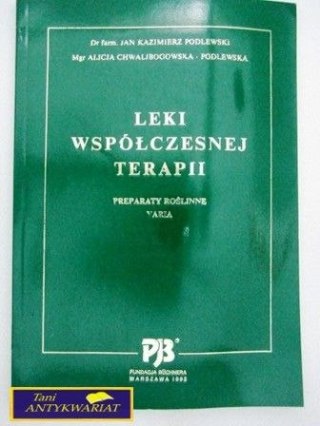 LEKI WSPÓŁCZESNEJ TERAPII