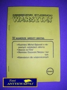 WARSZTAT MIESIĘCZNIK STUDENCKI 7/1984
