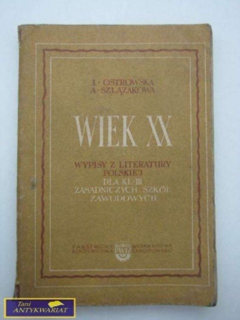 WYPISY Z LITERATURY POLSKIEJ-KL III ZASADNICZA